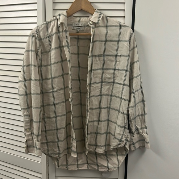 Madewell Oversized Flannel Shirt - Picture 3 of 6